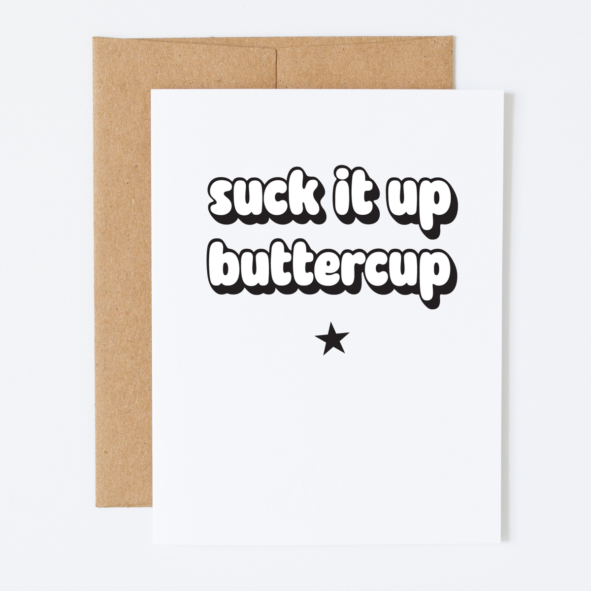 Suck It Up | Gym Encouragement Card