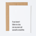 If You Haven't Fallen On A Box