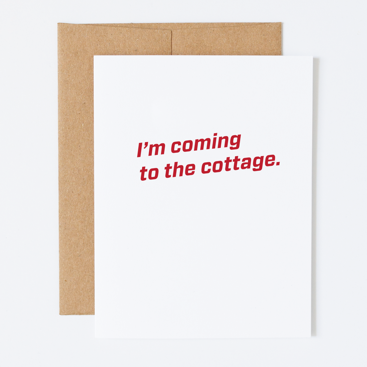 I'm Coming To The Cottage | Love & Friendship Card